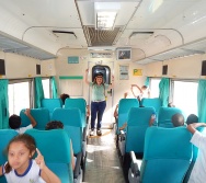 PROJETO NA TRILHA DOS VALORES - AULA DE CAMPO - PASSEIO DE TREM