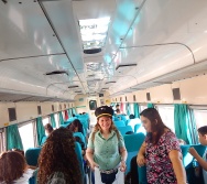 PROJETO NA TRILHA DOS VALORES - AULA DE CAMPO - PASSEIO DE TREM