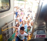 PROJETO NA TRILHA DOS VALORES - AULA DE CAMPO - PASSEIO DE TREM