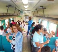 PROJETO NA TRILHA DOS VALORES - AULA DE CAMPO - PASSEIO DE TREM