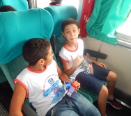 PROJETO NA TRILHA DOS VALORES - AULA DE CAMPO - PASSEIO DE TREM