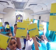 PROJETO NA TRILHA DOS VALORES - AULA DE CAMPO - PASSEIO DE TREM