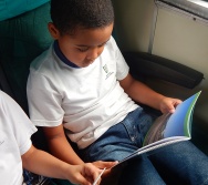 PROJETO NA TRILHA DOS VALORES - AULA DE CAMPO - PASSEIO DE TREM