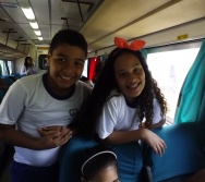 PROJETO NA TRILHA DOS VALORES - AULA DE CAMPO - PASSEIO DE TREM