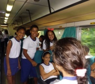 PROJETO NA TRILHA DOS VALORES - AULA DE CAMPO - PASSEIO DE TREM