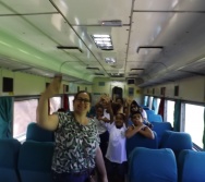 PROJETO NA TRILHA DOS VALORES - AULA DE CAMPO - PASSEIO DE TREM