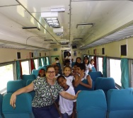 PROJETO NA TRILHA DOS VALORES - AULA DE CAMPO - PASSEIO DE TREM