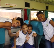 PROJETO NA TRILHA DOS VALORES - AULA DE CAMPO - PASSEIO DE TREM