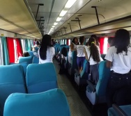 PROJETO NA TRILHA DOS VALORES - AULA DE CAMPO - PASSEIO DE TREM