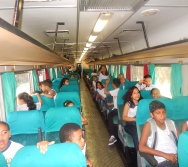 PROJETO NA TRILHA DOS VALORES - AULA DE CAMPO - PASSEIO DE TREM