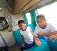PROJETO NA TRILHA DOS VALORES - AULA DE CAMPO - PASSEIO DE TREM