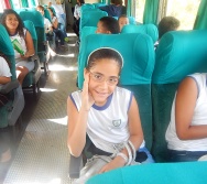 PROJETO NA TRILHA DOS VALORES - AULA DE CAMPO - PASSEIO DE TREM