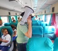 PROJETO NA TRILHA DOS VALORES - AULA DE CAMPO - PASSEIO DE TREM