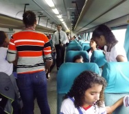 PROJETO NA TRILHA DOS VALORES - AULA DE CAMPO - PASSEIO DE TREM