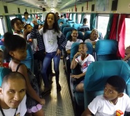 PROJETO NA TRILHA DOS VALORES - AULA DE CAMPO - PASSEIO DE TREM