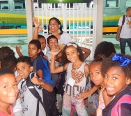 PROJETO NA TRILHA DOS VALORES - AULA DE CAMPO - PASSEIO DE TREM