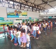 PROJETO NA TRILHA DOS VALORES - AULA DE CAMPO - PASSEIO DE TREM