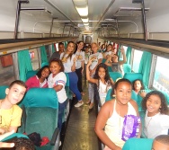 PROJETO NA TRILHA DOS VALORES - AULA DE CAMPO - PASSEIO DE TREM