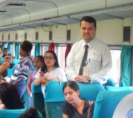 PROJETO NA TRILHA DOS VALORES - AULA DE CAMPO - PASSEIO DE TREM
