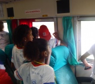 PROJETO NA TRILHA DOS VALORES - AULA DE CAMPO - PASSEIO DE TREM