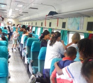 PROJETO NA TRILHA DOS VALORES - AULA DE CAMPO - PASSEIO DE TREM