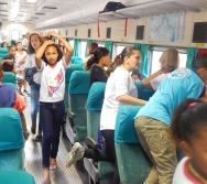 PROJETO NA TRILHA DOS VALORES - AULA DE CAMPO - PASSEIO DE TREM