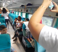 PROJETO NA TRILHA DOS VALORES - AULA DE CAMPO - PASSEIO DE TREM