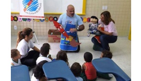 O momento mágico de contar histórias