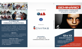 Seminário: “Violência Estatal e Exclusão Social: O Estado Policial e a Criminalização da Miséria no Espírito Santo”