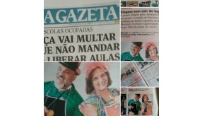 JORNAL A GAZETA - 03/11/16 - PARTICIPAÇÃO DO COLORIR NO PROJETO VIAGEM PELA LITERATURA