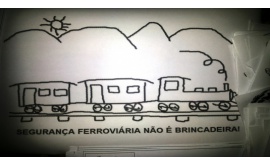 SÁBADO  É DIA DO PROJETO SEGURANÇA FERROVIÁRIA NÃO É BRINCADEIRA NAS TRIBOS INDÍGENAS DE ARACRUZ.