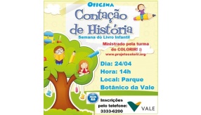 PALESTRA OFICINA SHOW - PARQUE BOTÂNICO DA VALE