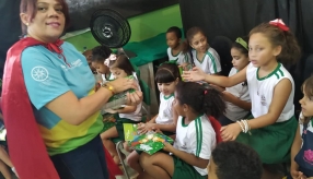 NTV - ATIVIDADE PONTUAL - ESCOLA ENÉAS FERREIRA - TIMBUÍ - ENCONTRO COM ALUNOS