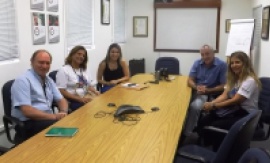 VISITA DO SR. ARNE DALE COORDENADOR DA AIN NO BRASIL A ELKEM E NA OSCIP COLORIR