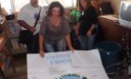 DINÂMICA O BONECO NO CURSO SUSTENTABILIDADE MINISTRADO NA EMEF VALÉRIA MARIA MIRANDA