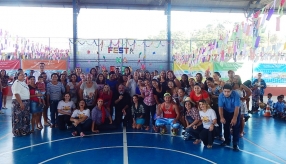 LANÇAMENTO DOS PAINÉIS DO PROJETO NA TRILHA DOS VALORES