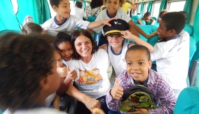 PROJETO NA TRILHA DOS VALORES - AULA DE CAMPO - PASSEIO DE TREM