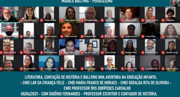 FORMAÇÃO DE EDUCADORES - LITERATURA, CONTAÇÃO DE HISTÓRIA E BULLYING UMA VIAGEM NA EDUCAÇÃO INFANTIL - PERDIZES/MG