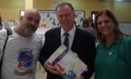 COLORIR É CONVIDADO PARA O LANÇAMENTO DAS OBRAS DA ESCOLA TEOTÔNIO B. VILELA EM CARIACIA