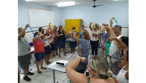Parceria da escola UMEF Naydes Brandão/Glória-VV com OSCIP Colorir Criando Valores.