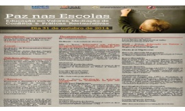 PAZ NAS ESCOLAS - EDUCAÇÃO EM VALORES, MEDIAÇÃO E PRÁTICAS RESTAURATIVAS