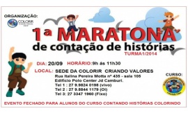 1ª MARATONA DE CONTAÇÃO DE HISTÓRIA DO GRUPO. (EVENTO FECHADO)