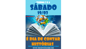 Sábado é dia de Contar Histórias - turmas 3 e 4
