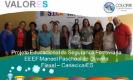 Reunião de adesão ao Projeto NA TRILHA DOS VALORES da EEEF MANOEL PASCHOAL