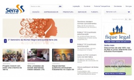 DESTAQUE NO SITE DA PREFEITURA DE SERRA - PARCERIA DE UMA DÉCADA COM ESCOLAS DO MUNICÍPIO