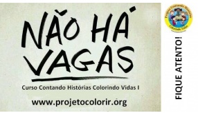 NÃO HÁ VAGAS! NOVAS OPORTUNIDADES EM MARÇO/2017